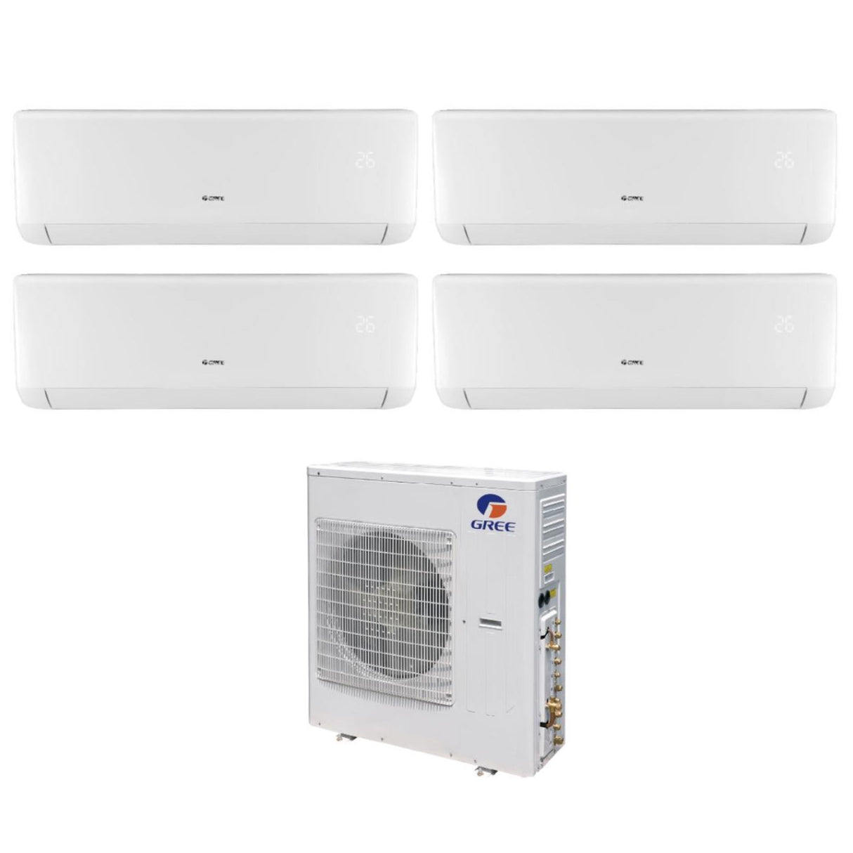 gree climatizzatore condizionatore gree quadri split inverter serie bora 99912 con gwhd36nk6lo r 32 90009000900012000