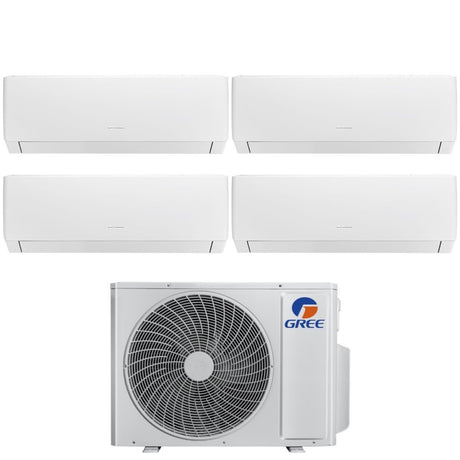 gree climatizzatore condizionatore gree quadri split inverter serie pular 79912 con gwhd36nk6oo r 32 wi fi integrato 70009000900012000