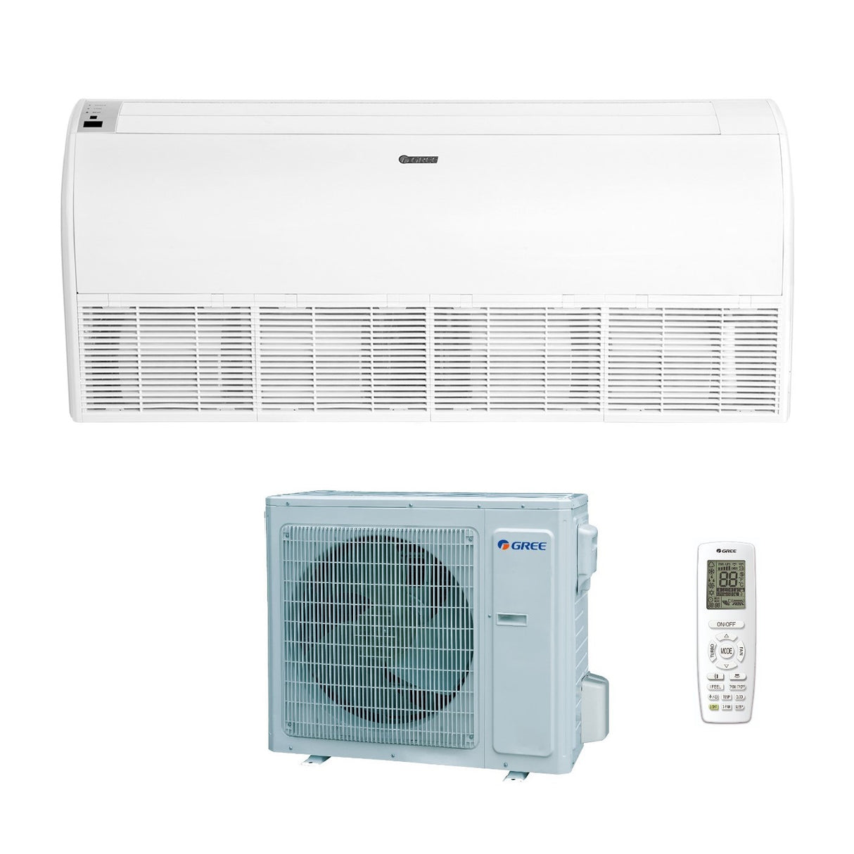 gree climatizzatore condizionatore gree soffittopavimento 30000 btu gud85zda t r 32 wi fi optional novita
