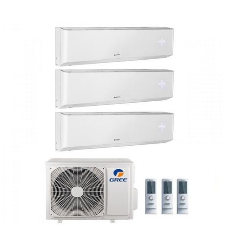 gree climatizzatore condizionatore gree trial split inverter serie amber 9912 con gwhd24nk6lo r 32 wi fi 9000900012000