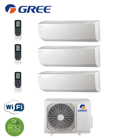 gree climatizzatore condizionatore gree trial split inverter serie lomo 999 con gwhd21nk6lo wi fi r 32