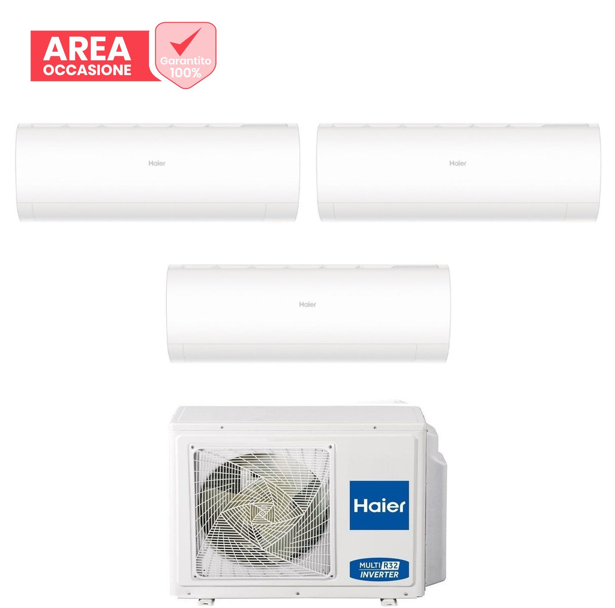 haier area occasione climatizzatore condizionatore haier trial split inverter serie pearl 9912 con 3u55s2sr3fa r 32 wi fi integrato 9000900012000