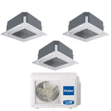 haier climatizzatore condizionatore haier trial split inverter a cassetta 620 9912 con 3u55s2sr3fa r 32 wi fi optional 9000900012000 con griglia inclusa