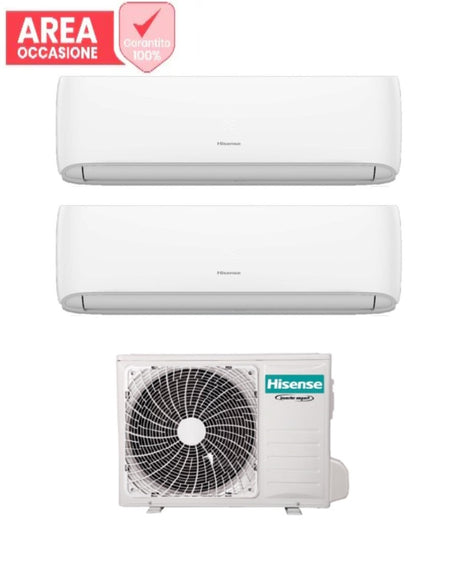 hisense area occasione climatizzatore condizionatore hisense dual split inverter serie hi comfort 912 con 2amw42u4rgc r 32 wi fi integrato 900012000