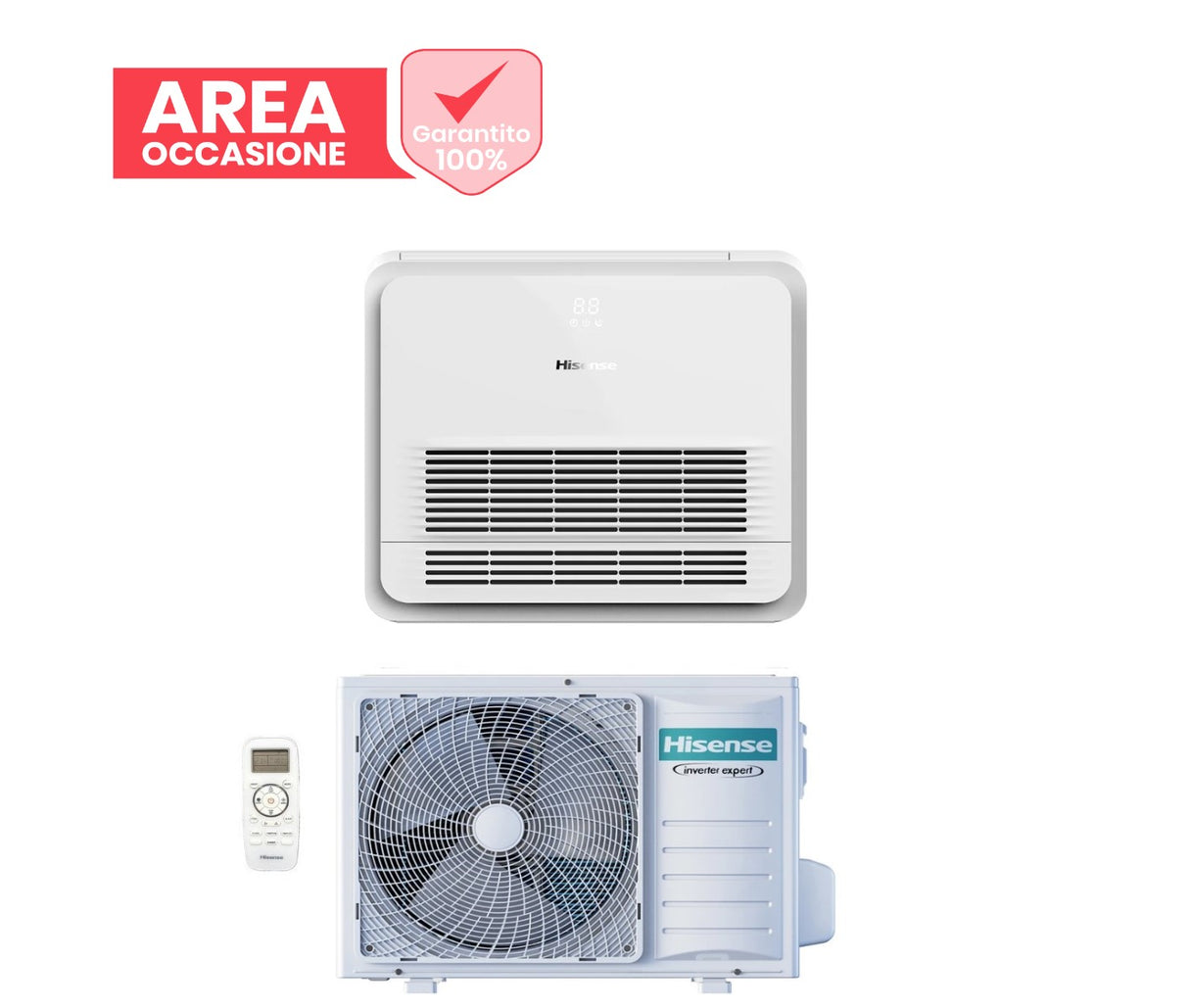 hisense area occasione climatizzatore condizionatore hisense inverter console serie turbo 12000 btu akt35ur4rk8 auw35u4rs8 r 32 wi fi optional classe aa con telecomando di serie incluso