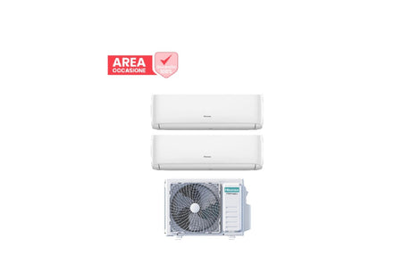 hisense area occasioni 2861 condizionatore dual split hisense hi comfort 99 con 2amw42u4rgc r 32 wi fi integrato