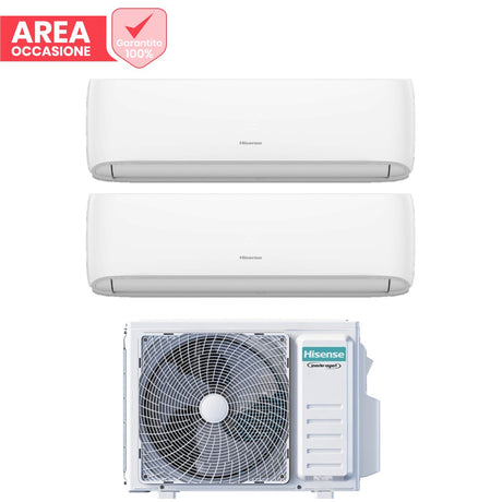 hisense area occasioni climatizzatore condizionatore hisense dual split inverter serie hi comfort 77 con 2amw42u4rgc r 32 wi fi integrato 70007000