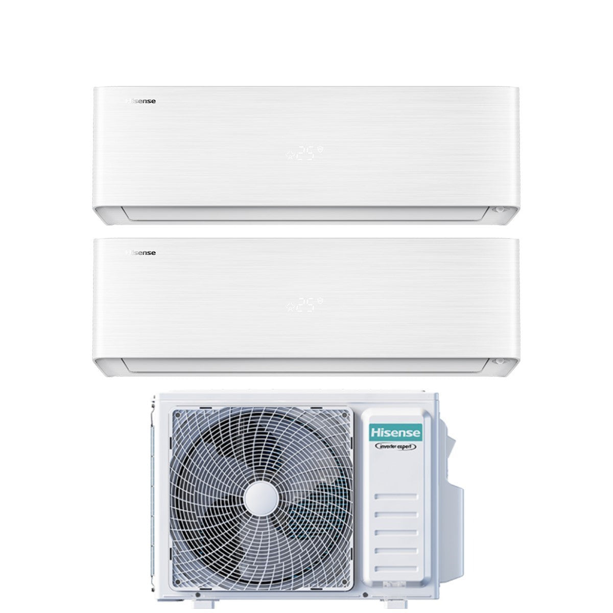 hisense climatizzatore condizionatore hisense dual split inverter serie energy pro x 1212 con 3amw62u4rjc r 32 wi fi integrato 1200012000