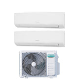 hisense climatizzatore condizionatore hisense dual split inverter serie energy ultra 1212 con 2amw52u4rxc r 32 wi fi integrato 1200012000