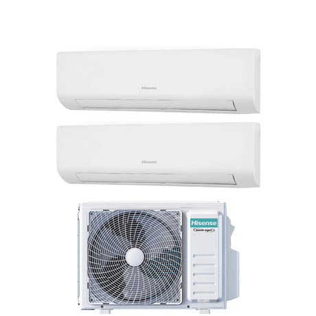 hisense climatizzatore condizionatore hisense dual split inverter serie energy ultra 99 con 2amw52u4rxc r 32 wi fi integrato 90009000