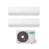 hisense climatizzatore condizionatore hisense dual split inverter serie new energy 99 con 2amw42u4rgc r 32 wi fi integrato 90009000 novita ean 8059657013590