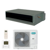 hisense climatizzatore condizionatore hisense inverter canalizzato canalizzabile 60000 btu aud175ux4rhh5 trifase r 32 wi fi optional con telecomando di serie e cablato novita