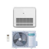 hisense climatizzatore condizionatore hisense inverter console serie turbo 18000 btu akt52ur4rk8 auw52u4rj8 r 32 wi fi optional classe aa con telecomando di serie incluso