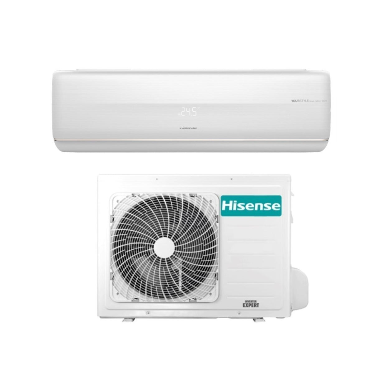 hisense climatizzatore condizionatore hisense inverter serie fresh master 9000 btu qf25xw00g r 32 wi fi integrato classe a novita