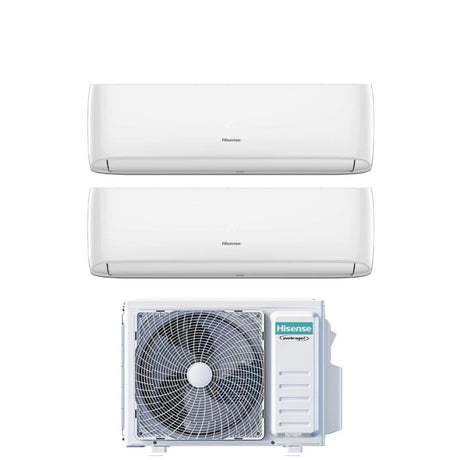 hisense condizionatore hisense dual split inverter serie hi comfort 912 con 3amw62u4rjc r 32 wi fi integrato 900012000