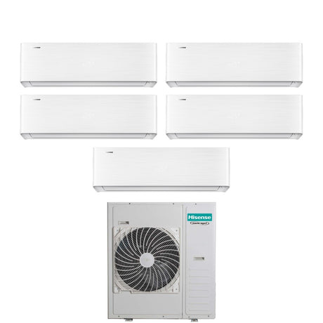 hisense condizionatore hisense penta split energy pro x 999918 con 5amw125u4rta r 32 wi fi integrato