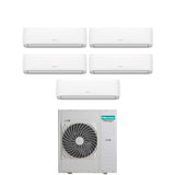 hisense condizionatore hisense penta split hi comfort 7791218 con 5amw125u4rta r 32 wi fi integrato
