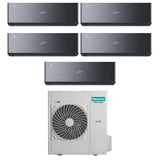 hisense condizionatore hisense penta split inverter energy pro x black 9991212 con 5amw125u4rta r 32 wi fi integrato