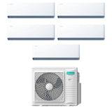 hisense condizionatore hisense penta split uni hb 99999 con 5amw105u4rqc r 32 wi fi integrato