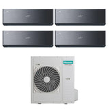 hisense condizionatore hisense quadri split inverter energy pro x black 9999 con 4amw81u4rjc r 32 wi fi integrato