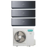 hisense condizionatore hisense trial split energy pro x black 181818 con 5amw105u4rqc r 32 wi fi integrato