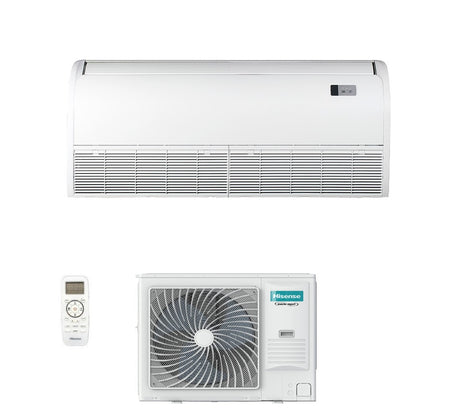 hisense condizionatore soffittopavimento hisense turbo 42000 btu r 32 wi fi optional con telecomando di serie