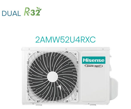 hisense unita esterna hisense motore multisplit 2amw52u4rxc dual split r 32 classe aa