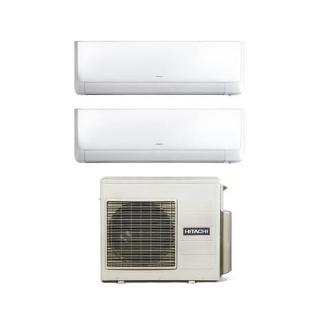 hitachi climatizzatore condizionatore hitachi dual split inverter serie performance 99 con ram 40np2e r 32 wi fi optional 90009000 novita ean 8059657013965