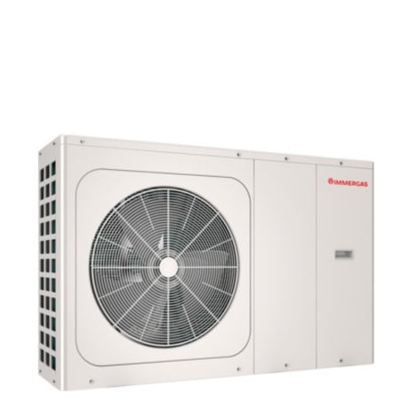 immergas pompa di calore aria acqua inverter immergas magis m14 t r 32 trifase con comando incluso 3.032379