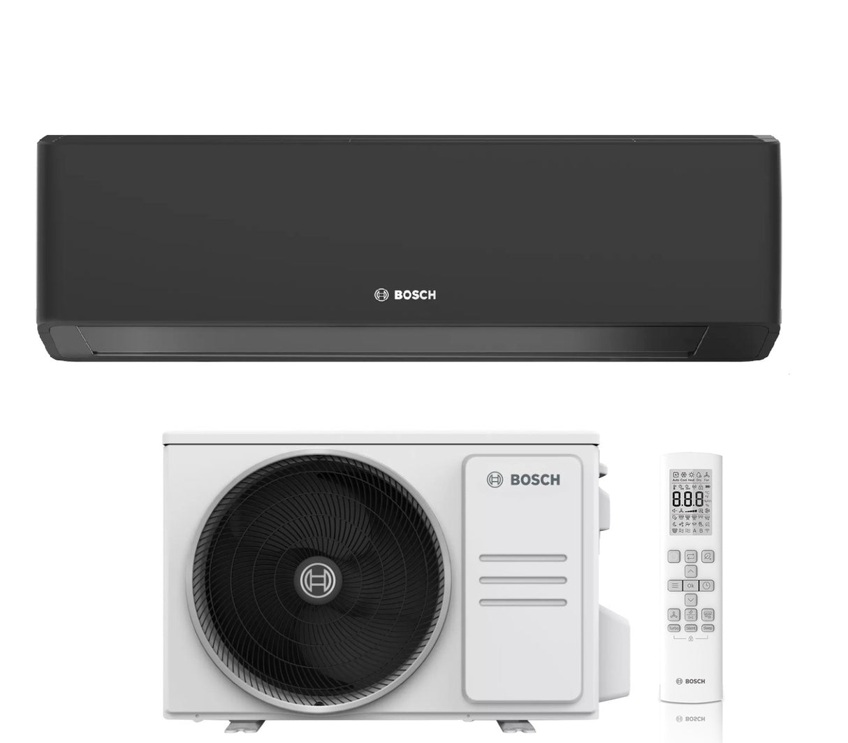 junkers bosch condizionatore bosch climate 7000i black 7000 btu cl7000i set 20 eb r 32 wi fi integrato