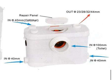 klimaline trituratore wc klimaline plus 550w