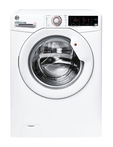 lavatrice a carico frontale hoover 7 kg h3w4 37txme1 s 1300 giri classe a l60xp45xa85 h wash 300 plus ean 8059019012698