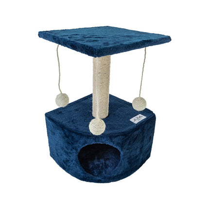 immagine-1-le-stelle-tiragraffi-per-gatti-blu-rivestimento-peluche-con-palle-e-palo-bianchi-34x42xh-51cm-8024299800488-ean-8024299800488