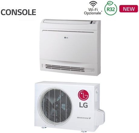 lg climatizzatore condizionatore console inverter lg 18000 btu uq18f r 32 wi fi optional novita
