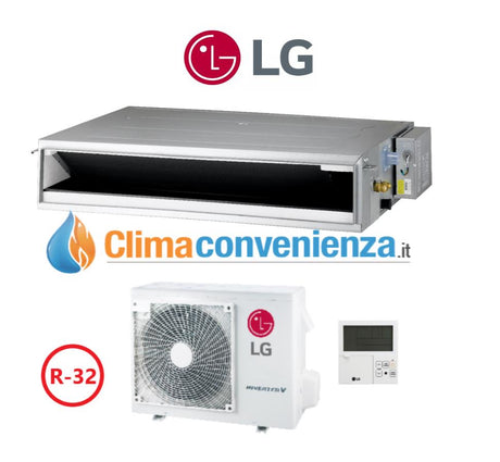 lg climatizzatore condizionatore lg canalizzabile 12000 btu cl12r.n20 r 32 classe aa