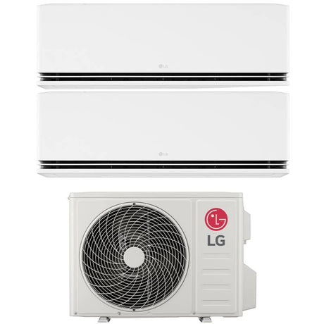 lg climatizzatore condizionatore lg dual split inverter serie dualcool premium 99 con mu2r15 r 32 wi fi integrato 90009000
