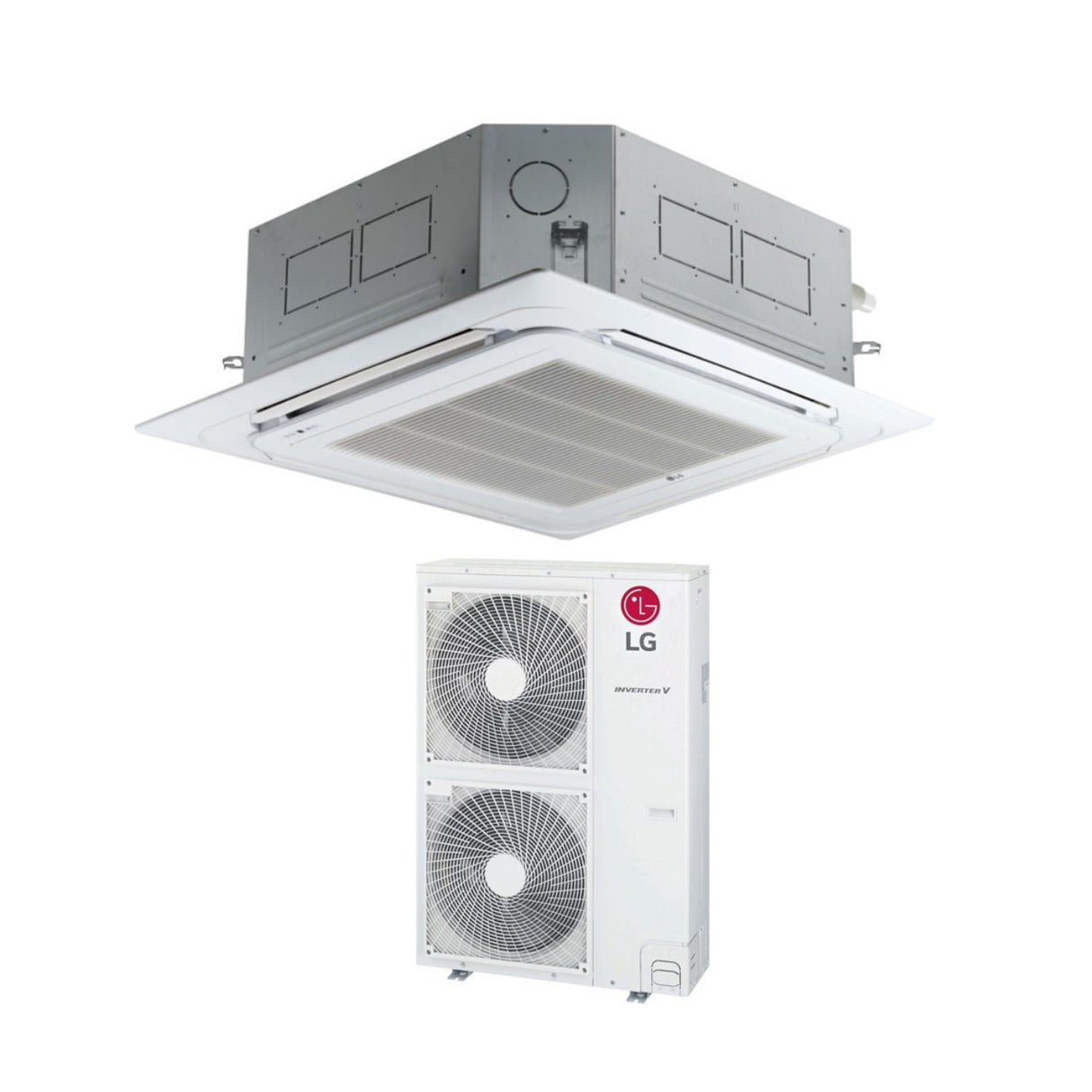 lg condizionatore cassetta a 4 vie lg standard 60000 btu ut60f r 32 wi fi optional con pannello