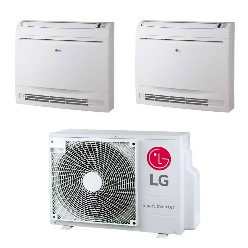 lg condizionatore dual split console lg 99 btu con mu2r15 r 32 wi fi optional