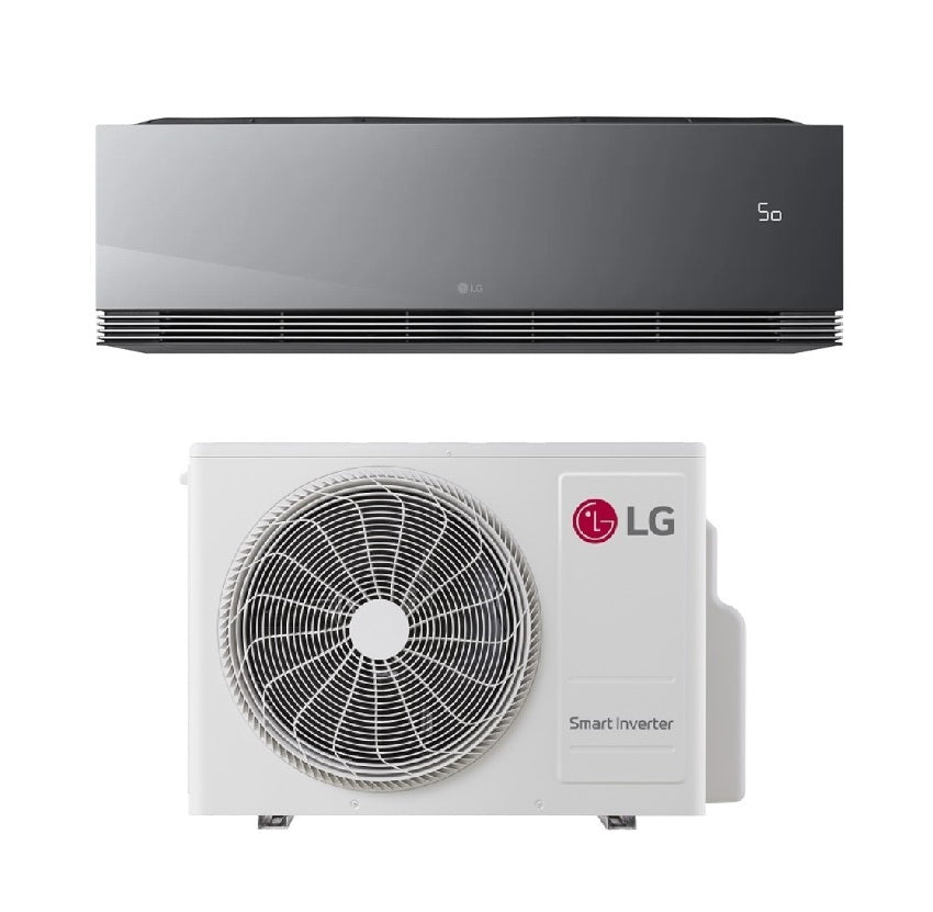 lg condizionatore lg artcool mirror ai air 12000 btu aa12sp r 32 wi fi integrato
