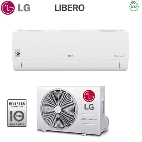 lg solo unita interna a parete lg serie libero inverter 18000 btu sc18eq nsk gas r 32