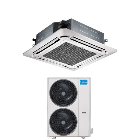 midea climatizzatore condizionatore midea cassetta 4 vie 48000 btu mcd 48fnxd0 r 32 trifase