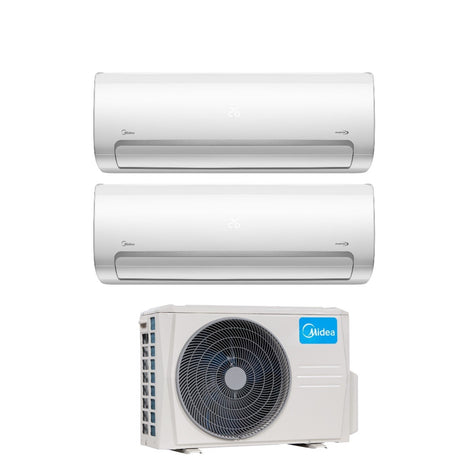 midea climatizzatore condizionatore midea dual split inverter serie mission pro 99 con m2og 14hfn8 q r 32 wi fi optional 90009000 ean 8059657017277