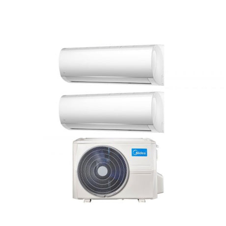midea climatizzatore condizionatore midea dual split inverter serie right 1212 con m2od 18hfn8 q r 32 wi fi optional 1200012000 novita ean 8059657017338