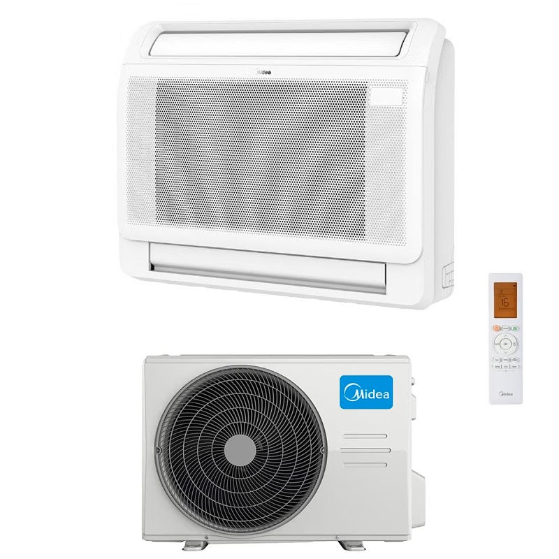 midea climatizzatore condizionatore midea inverter console 12000 btu r 32 aa wi fi optional mfa2u 12hrfnxmox230 12hfn8 q