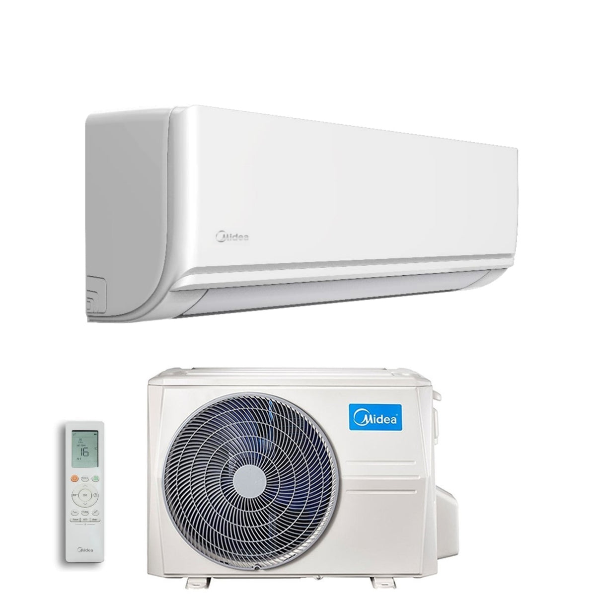 midea climatizzatore condizionatore midea inverter serie exclusive 12000 btu msagwbu 12hrdn8 r 32 wi fi optional classe aa