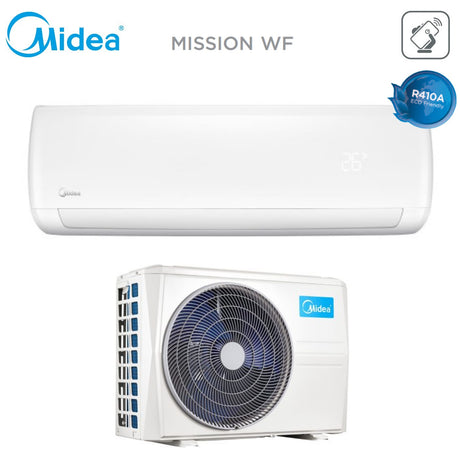 midea climatizzatore condizionatore midea inverter serie mission wf 35 12000 btu classe a wi fi optional ean 8059657005663