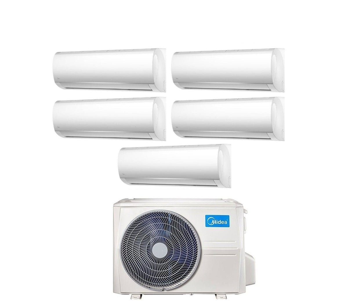midea climatizzatore condizionatore midea penta split inverter serie right 99999 con m5o 42fn8 q r 32 wi fi optional 90009000900090009000 novita