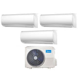 midea climatizzatore condizionatore midea trial split inverter serie right 91212 con m3of 27hfn8 q r 32 wi fi optional 90001200012000 novita