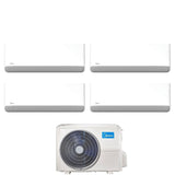 midea condizionatore quadri split midea breezeless e 99912 con m4oe 28hfn8 q r 32 wi fi integrato