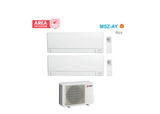 mitsubishi electric area occasioni 3138 condizionatore dual split mitsubishi electric msz ay 912 con mxz 2f53vf r 32 wi fi integrato